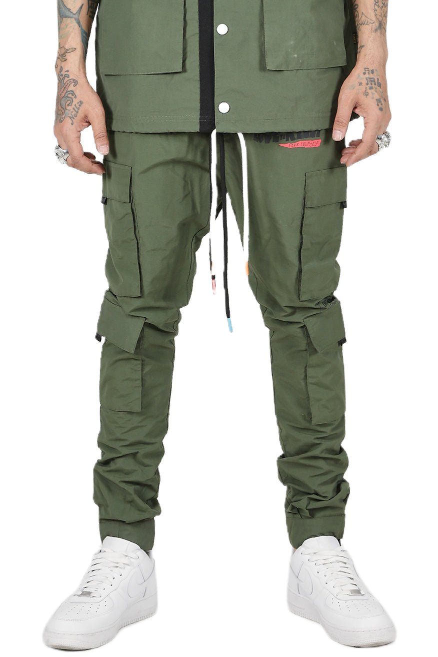 Anas Men's premium crispy nylon cargo jogger pants - Love to KleepMen's PantsKLEEPLove to Kleep