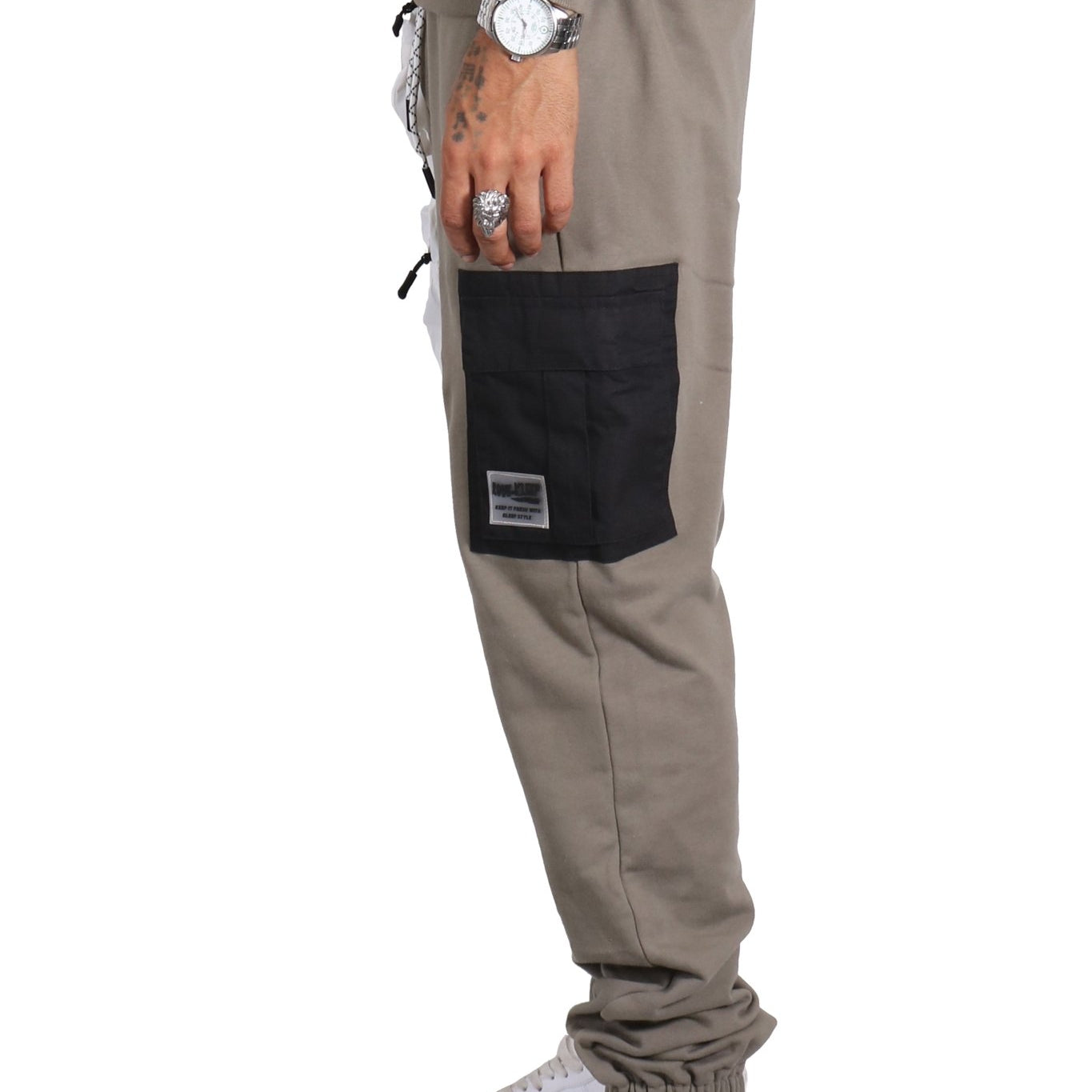 RAFFIA Men's Premium French Terry Jogger Pants with Multi 3D Pocket - Love to KleepMen's SweatpantsKLEEPLove to Kleep