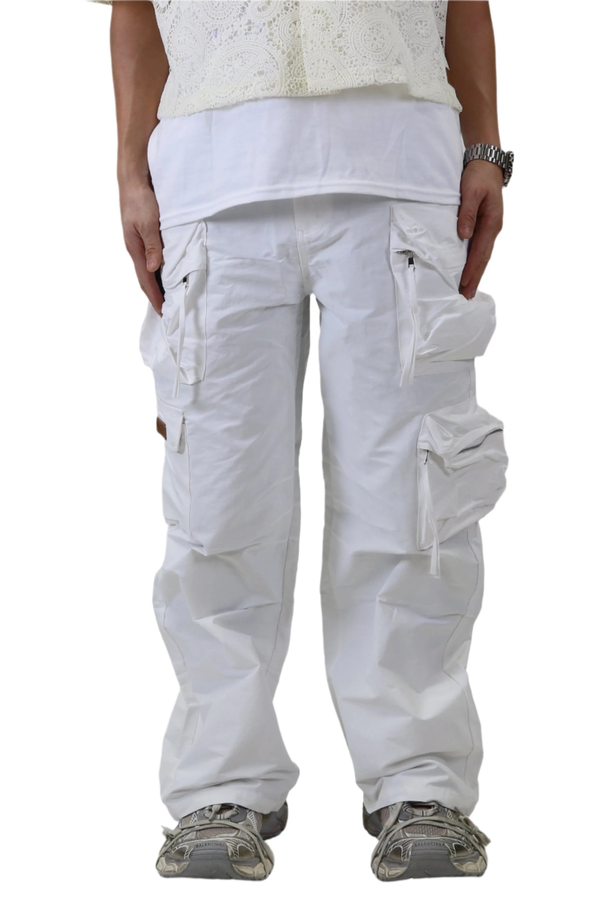 REVOL FINE TWILL NYLON BAGGY FIT CARGO PANTS – Love to Kleep