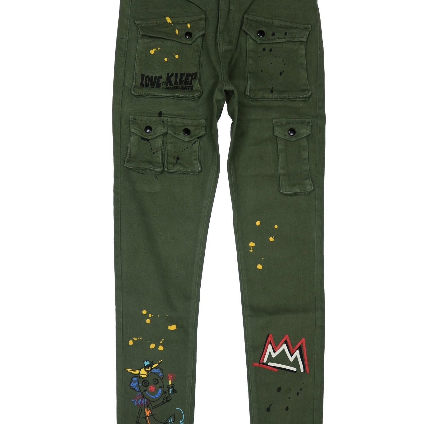 Jake Men's premium skinny twill cargo pants. - Love to KleepMen's PantsKLEEPLove to Kleep