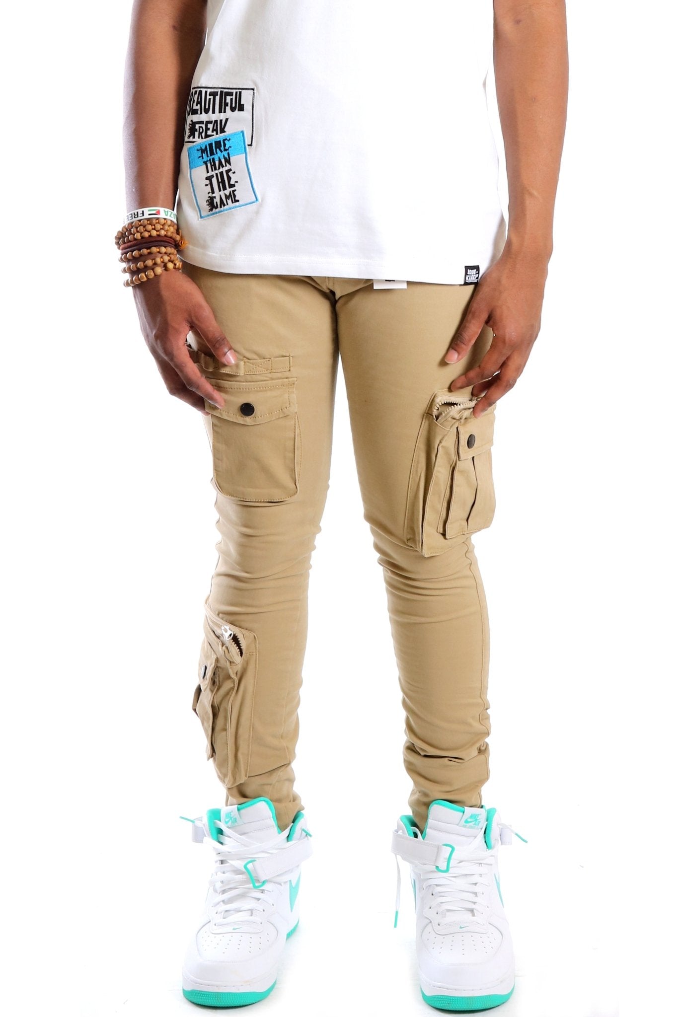 HEWIT Men's premium twill khaki cargo pants. - Love to KleepMen's PantsKLEEPLove to Kleep