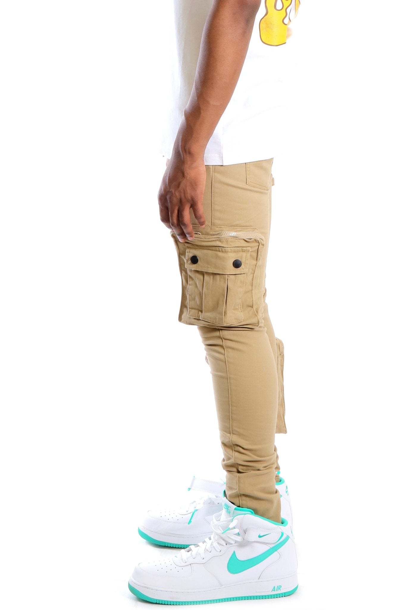 HEWIT Men's premium twill khaki cargo pants. - Love to KleepMen's PantsKLEEPLove to Kleep