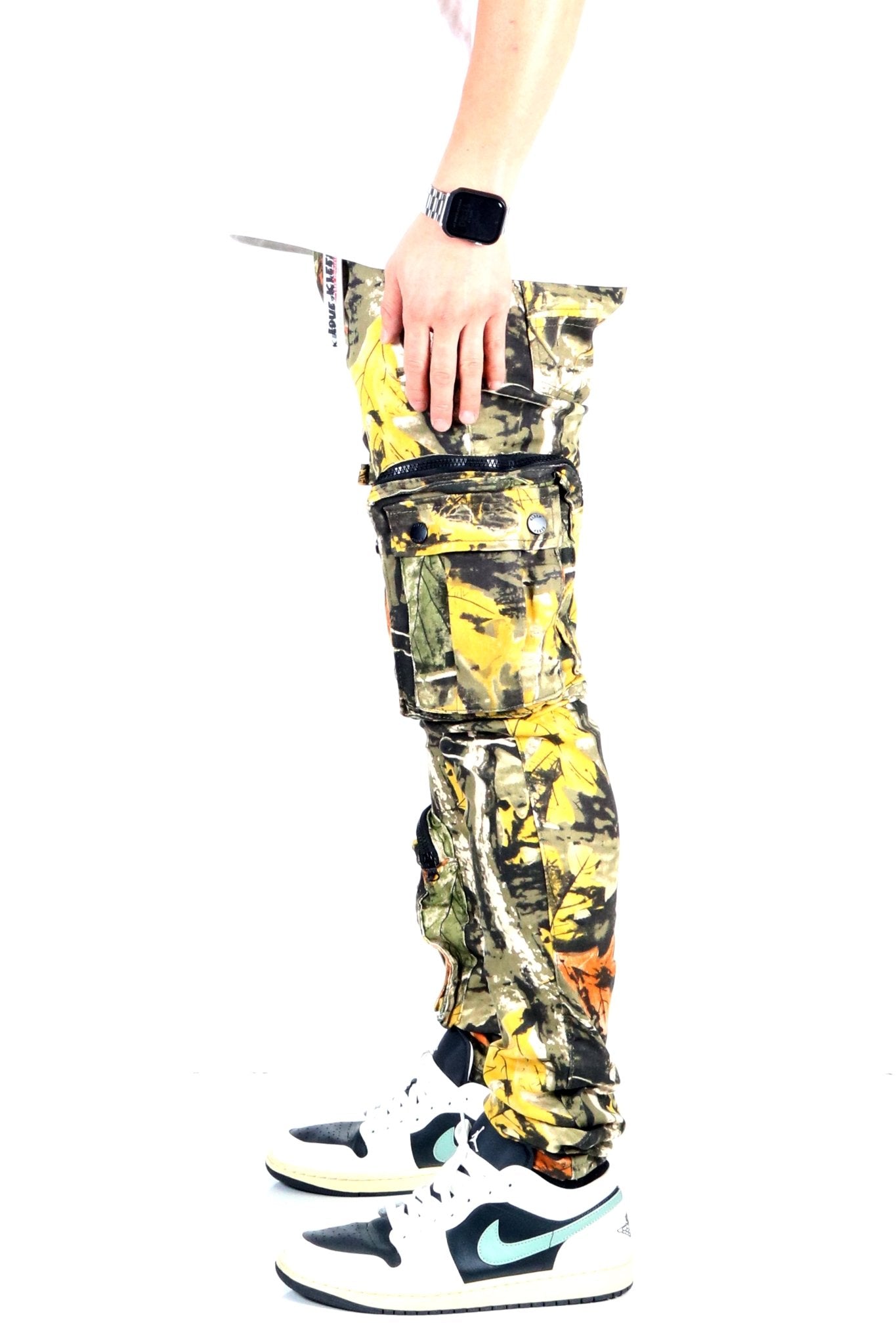 KANTA Men's premium twill forest camo pattern cargo pants. - Love to KleepMen's PantsKLEEPLove to Kleep