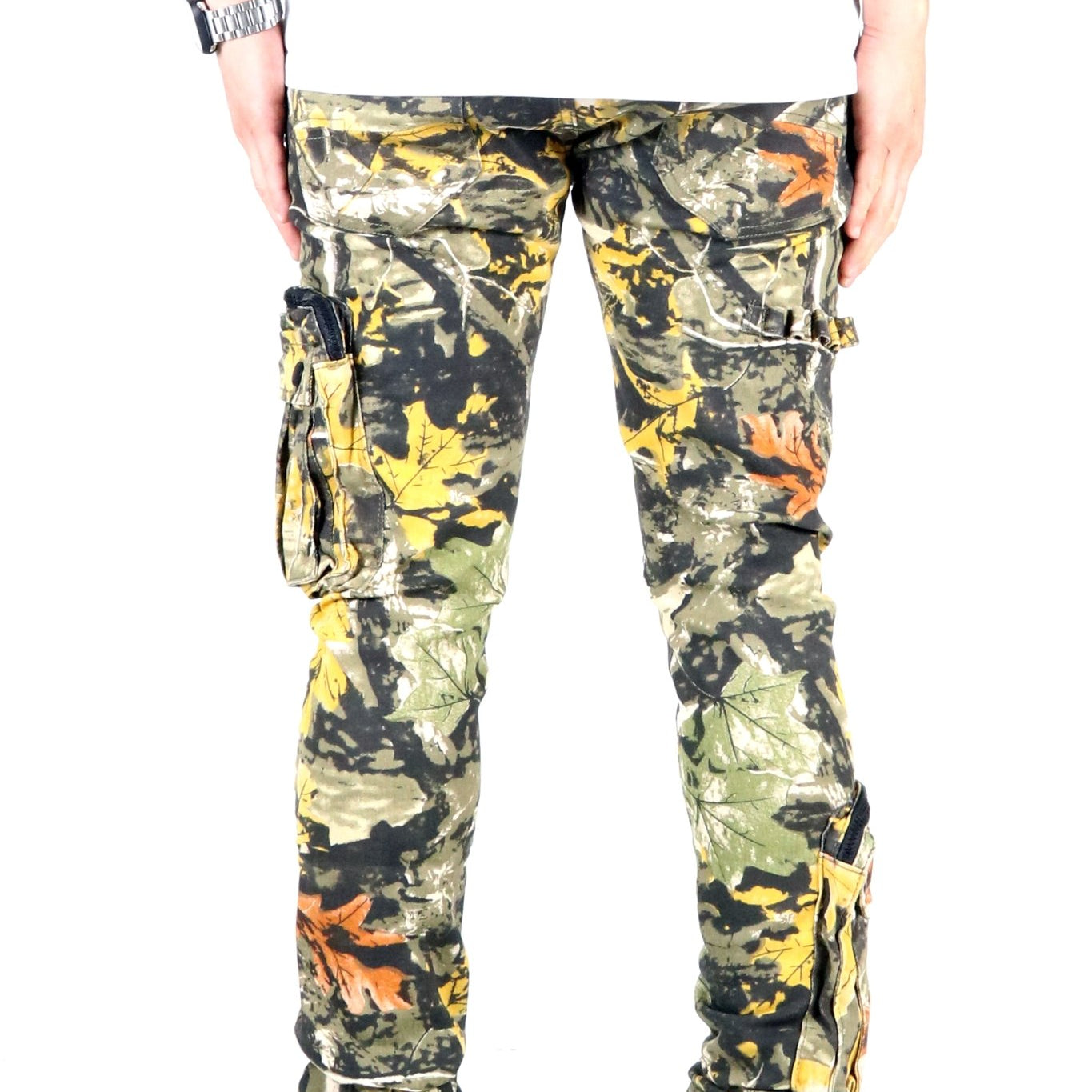 KANTA Men's premium twill forest camo pattern cargo pants. - Love to KleepMen's PantsKLEEPLove to Kleep