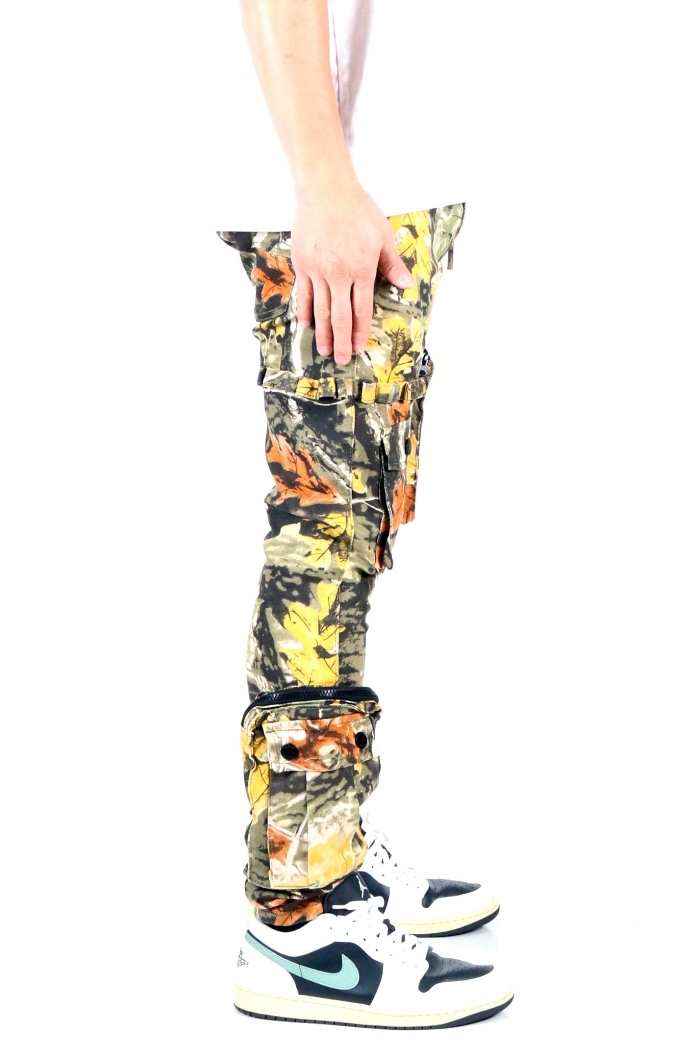 KANTA Men's premium twill forest camo pattern cargo pants. - Love to KleepMen's PantsKLEEPLove to Kleep