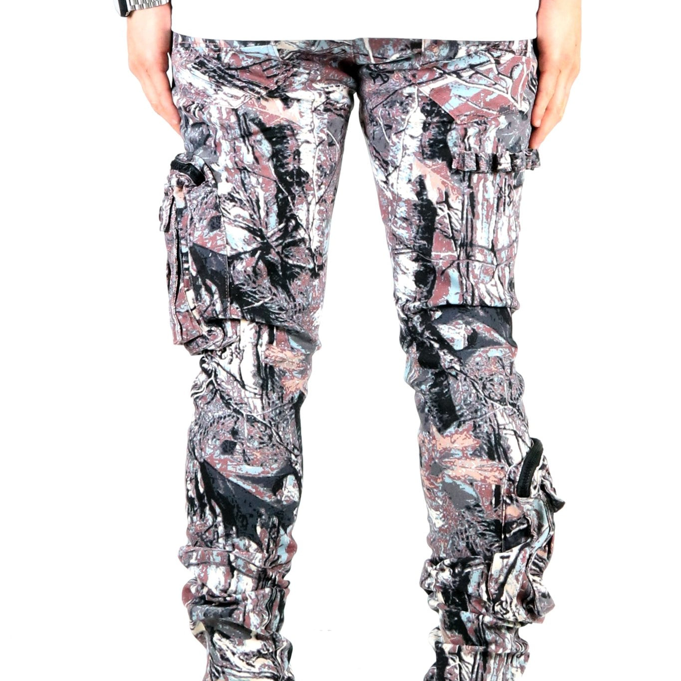 KUSA Men's premium twill forest camo pattern cargo pants. - Love to KleepMen's PantsKLEEPLove to Kleep