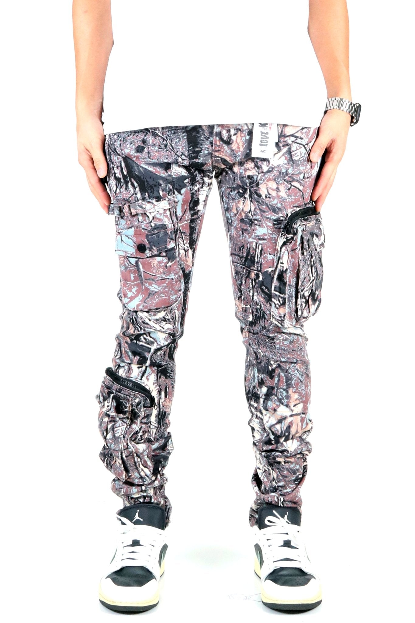 KUSA Men's premium twill forest camo pattern cargo pants. - Love to KleepMen's PantsKLEEPLove to Kleep