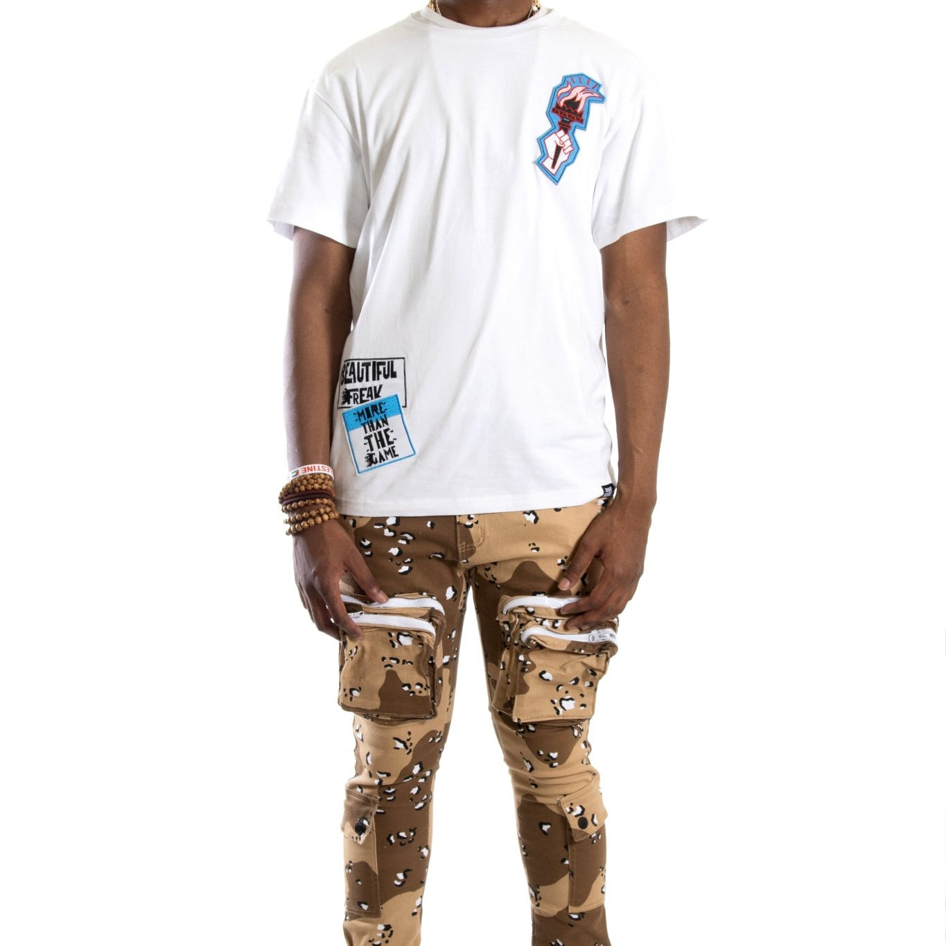 MONT Men's premium twill desert camo pattern cargo pants. - Love to KleepMen's PantsKLEEPLove to Kleep