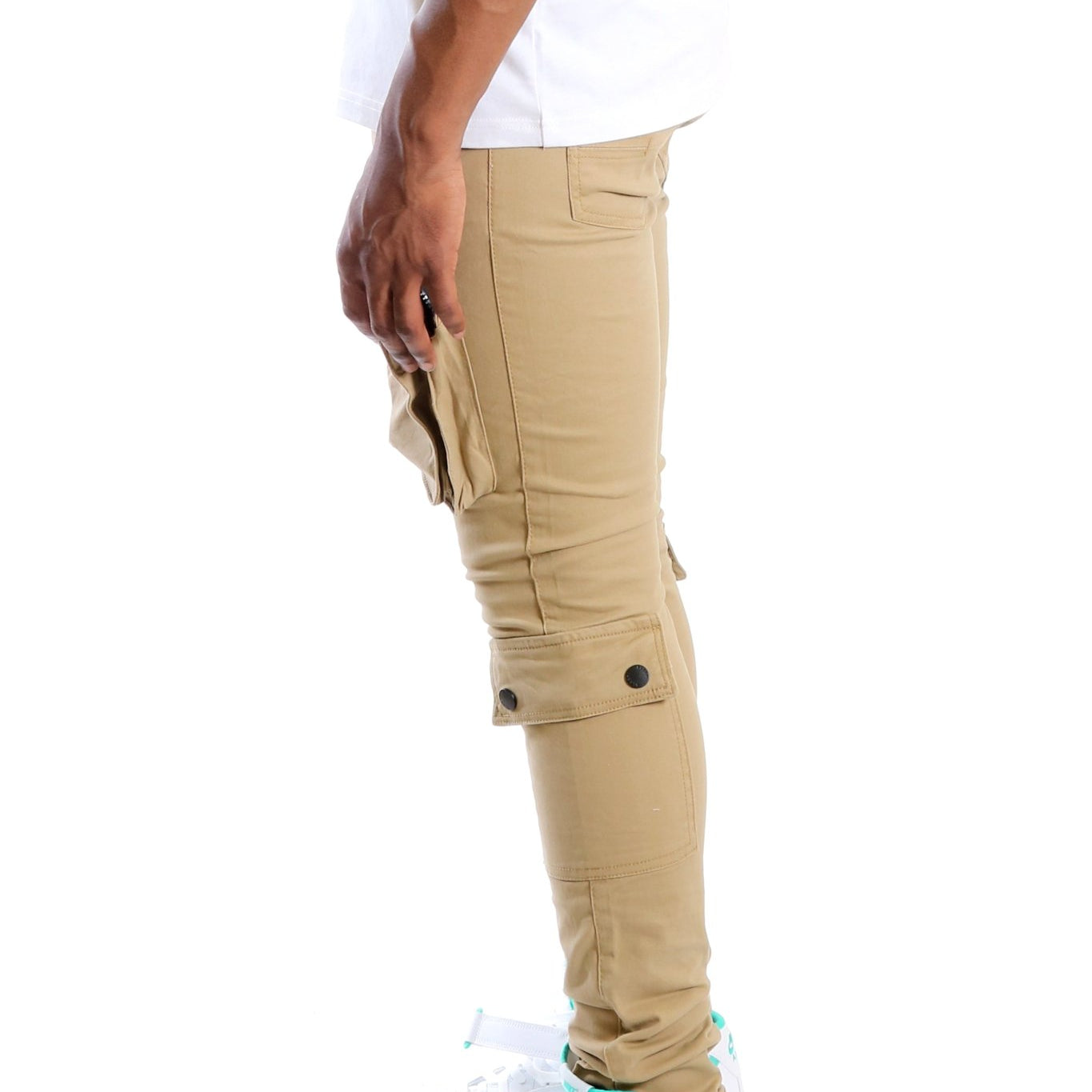 VENGE Men's premium twill khaki cargo pants. - Love to KleepMen's PantsKLEEPLove to Kleep