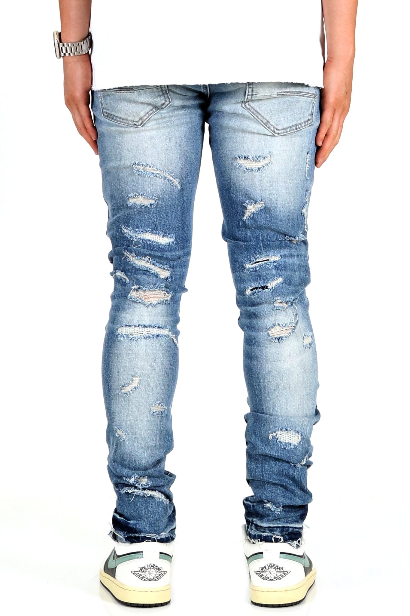 PINO Men's Premium Heavy Washed Skinny Denim Pants - Love to KleepMen's PantsKLEEPLove to Kleep