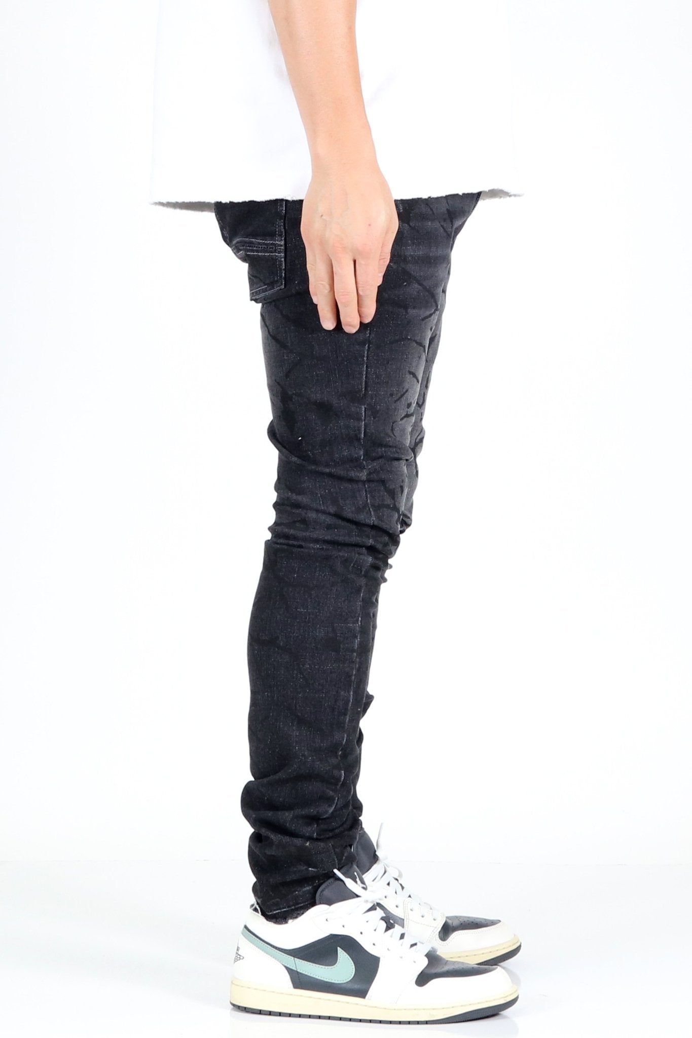 MADDOX Men's Premium Heavy Washed Skinny Denim Pants – Love to Kleep