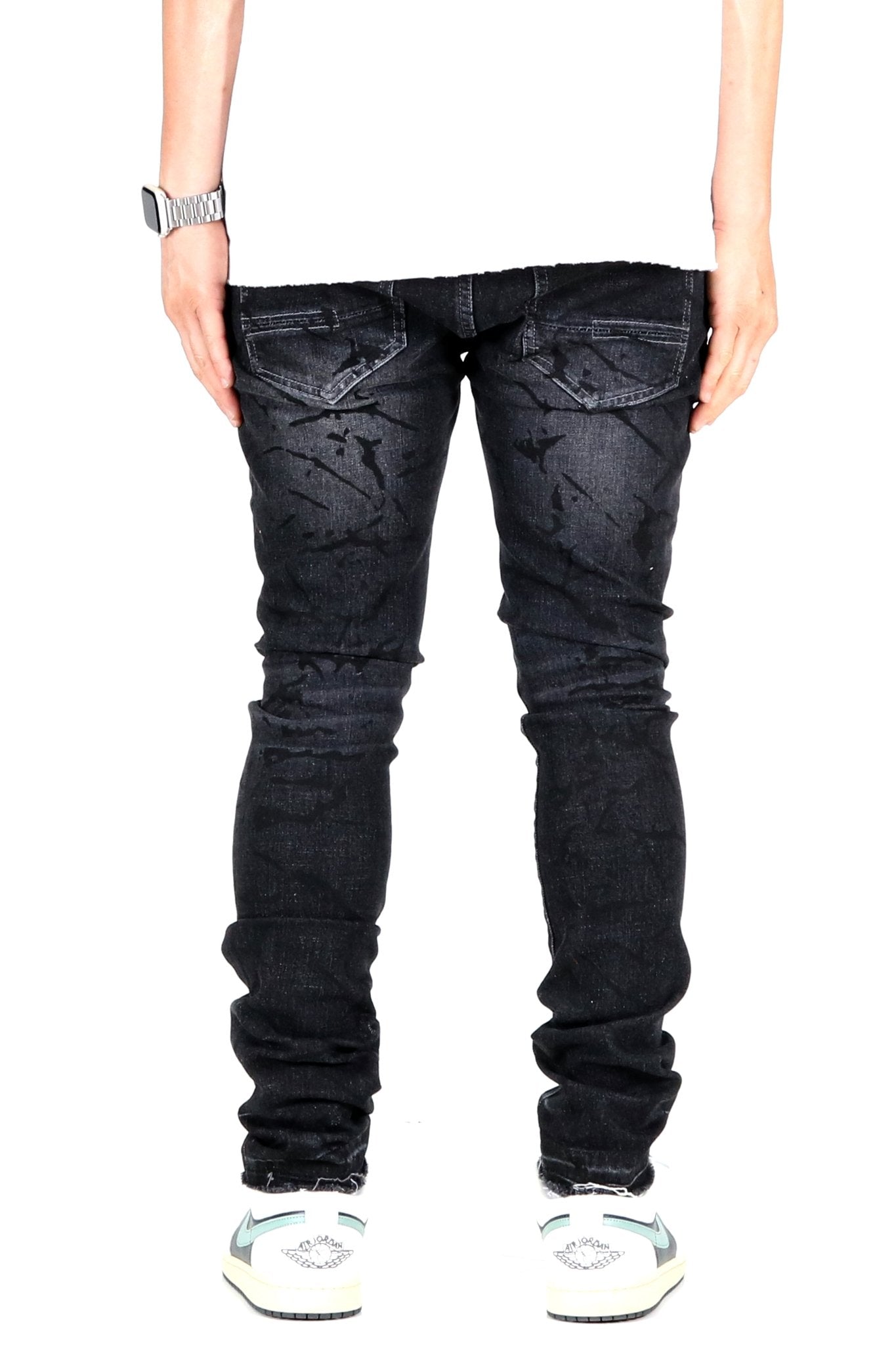 MADDOX Men's Premium Heavy Washed Skinny Denim Pants – Love to Kleep