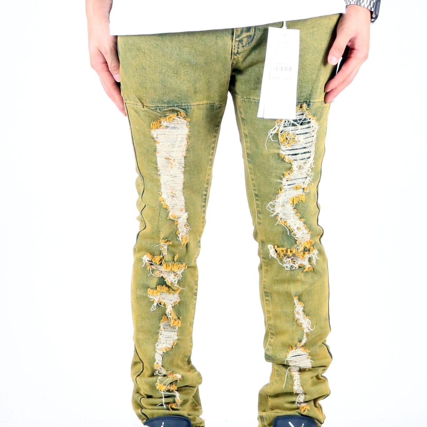 RON Men's Premium Heavy Washed Skinny Denim Pants - Love to KleepMen's PantsKLEEPLove to Kleep