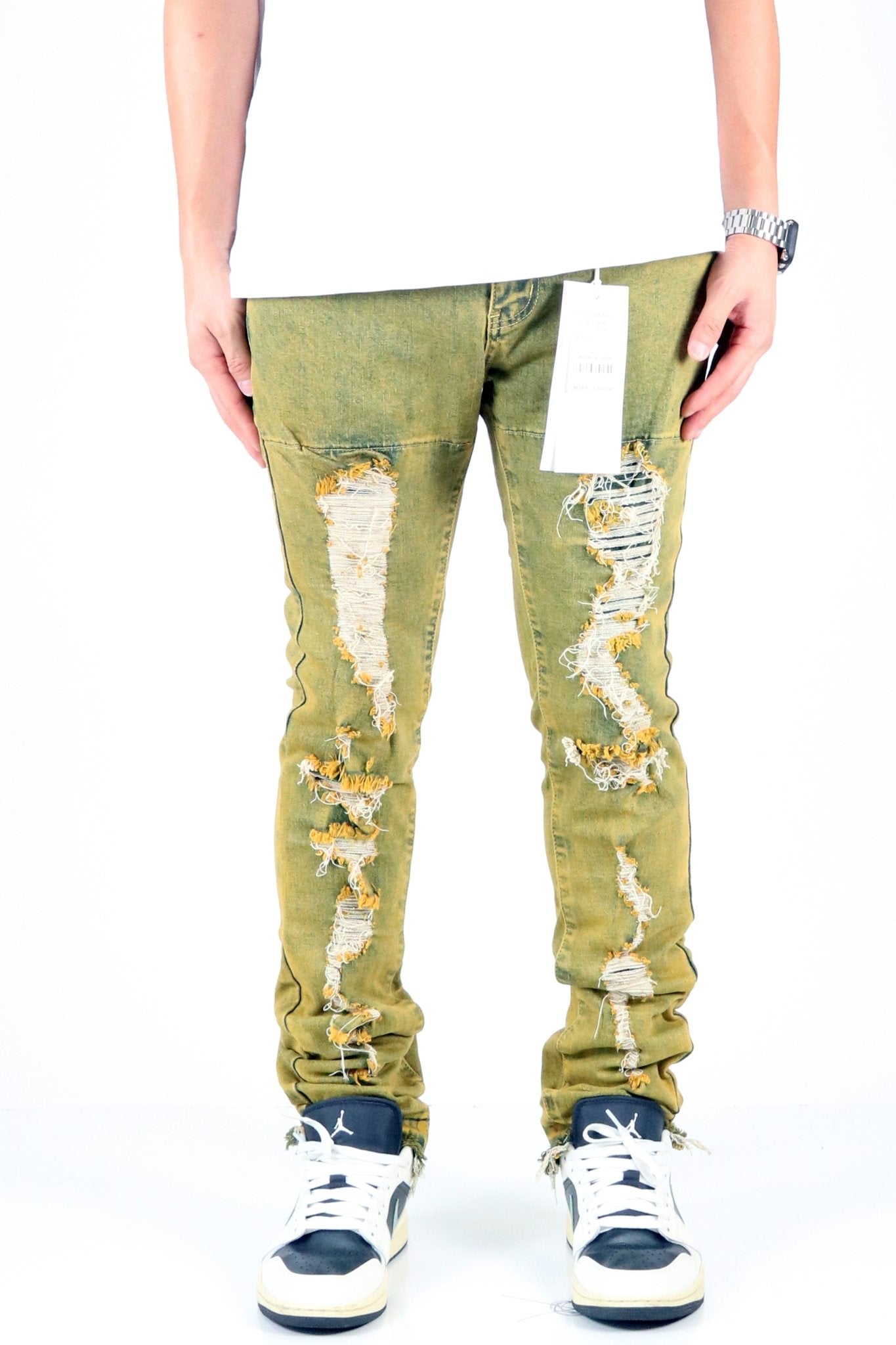 RON Men's Premium Heavy Washed Skinny Denim Pants - Love to KleepMen's PantsKLEEPLove to Kleep