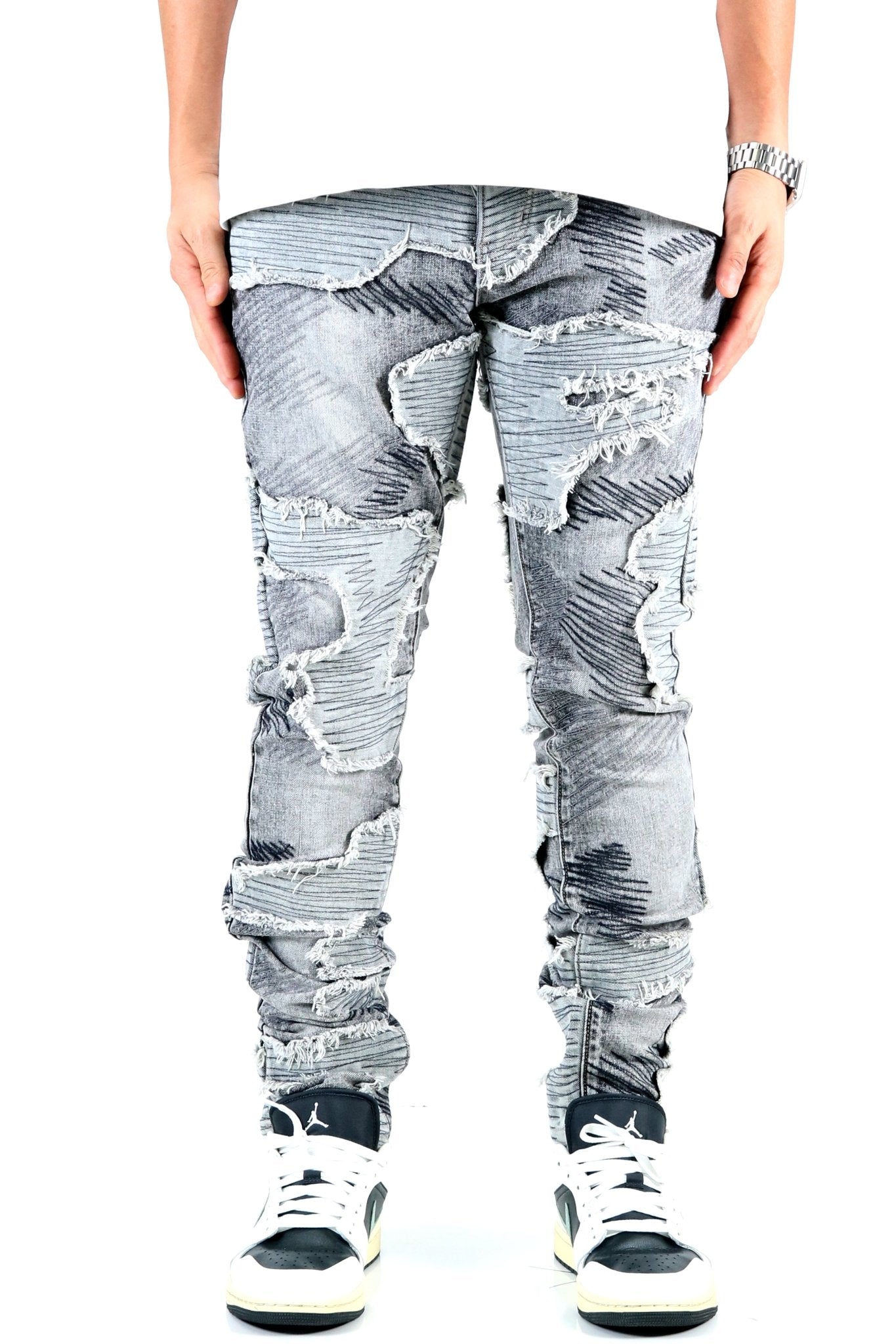 LIN Men's Premium Heavy Washed Skinny Denim Pants - Love to KleepMen's PantsKLEEPLove to Kleep