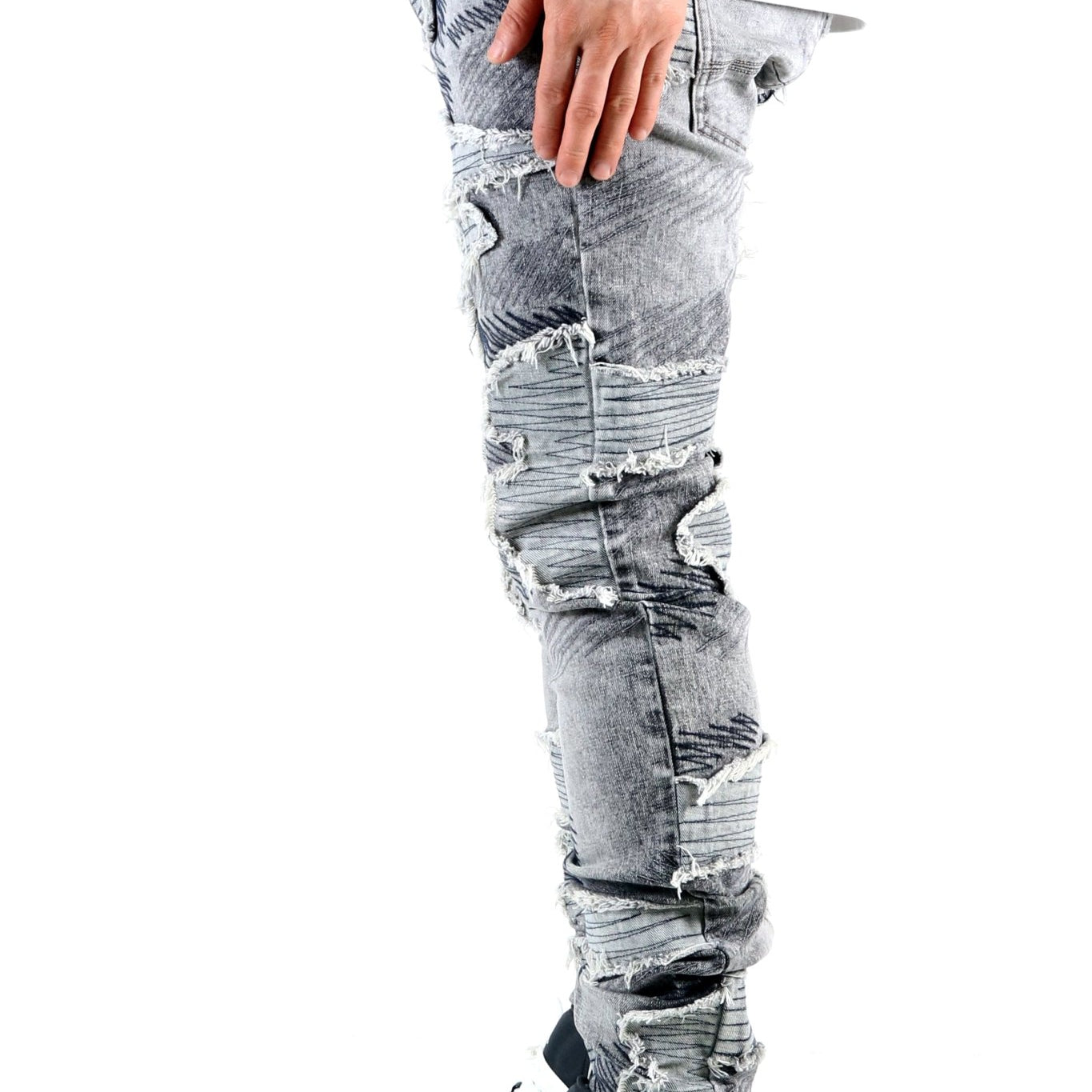 LIN Men's Premium Heavy Washed Skinny Denim Pants - Love to KleepMen's PantsKLEEPLove to Kleep