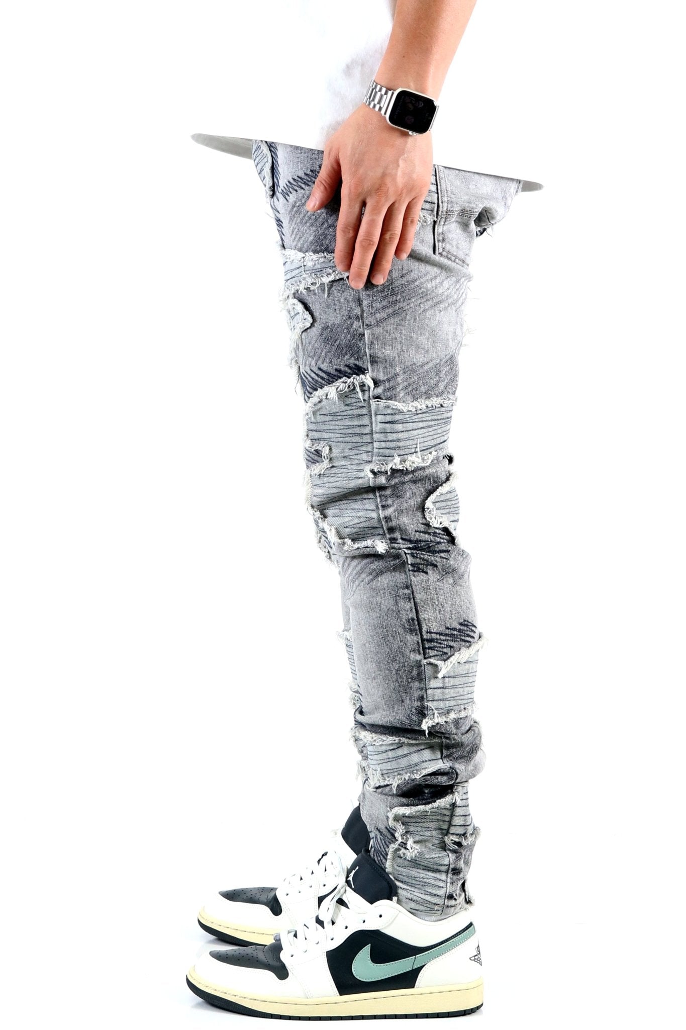 LIN Men's Premium Heavy Washed Skinny Denim Pants - Love to KleepMen's PantsKLEEPLove to Kleep