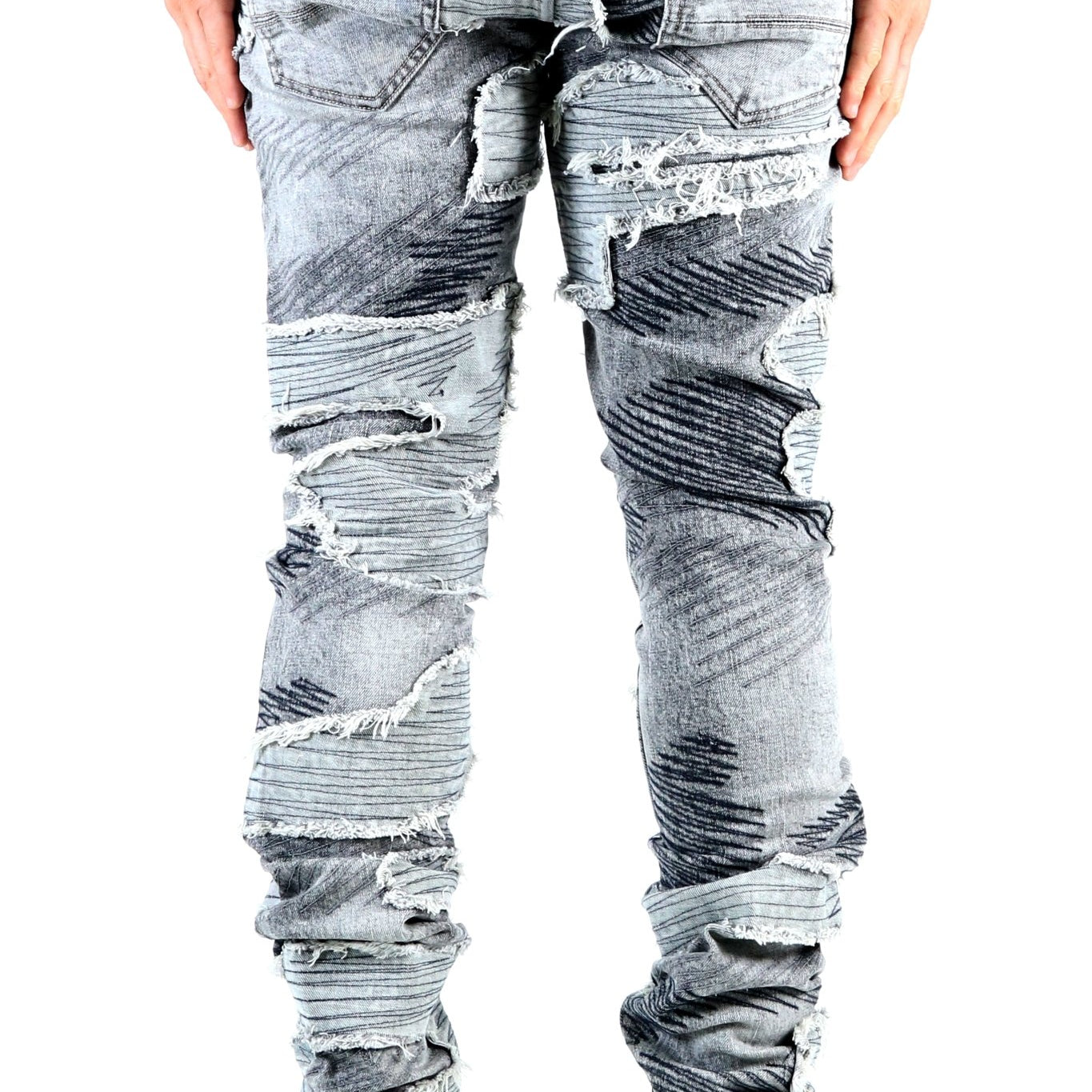 LIN Men's Premium Heavy Washed Skinny Denim Pants - Love to KleepMen's PantsKLEEPLove to Kleep