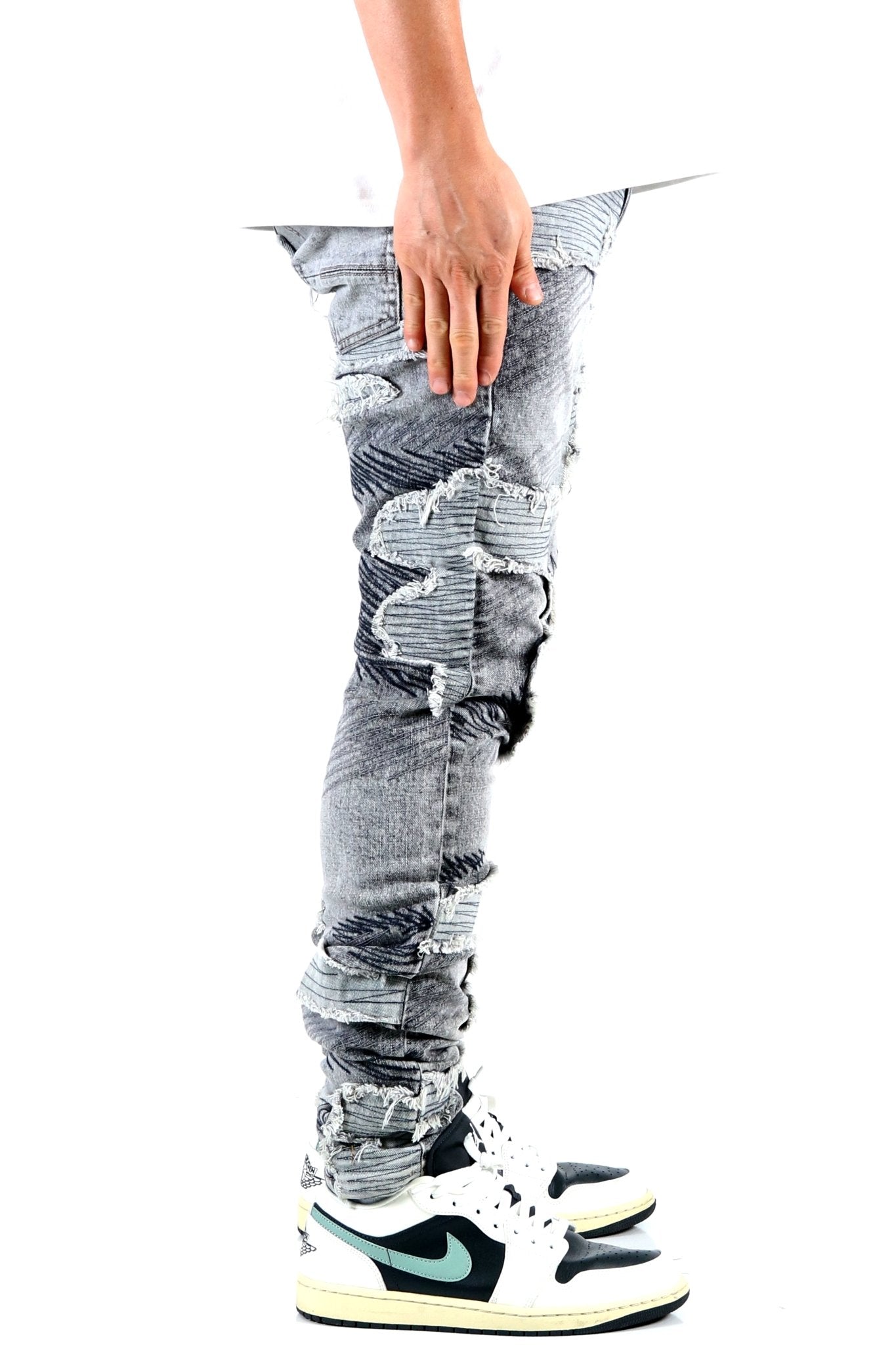 LIN Men's Premium Heavy Washed Skinny Denim Pants - Love to KleepMen's PantsKLEEPLove to Kleep