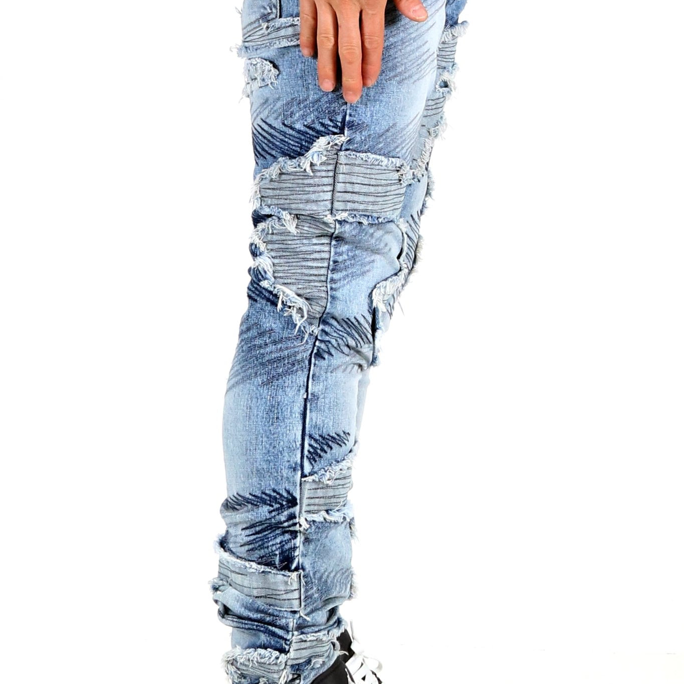 SPHERE Men's Premium Heavy Washed Skinny Denim Pants - Love to KleepMen's PantsKLEEPLove to Kleep