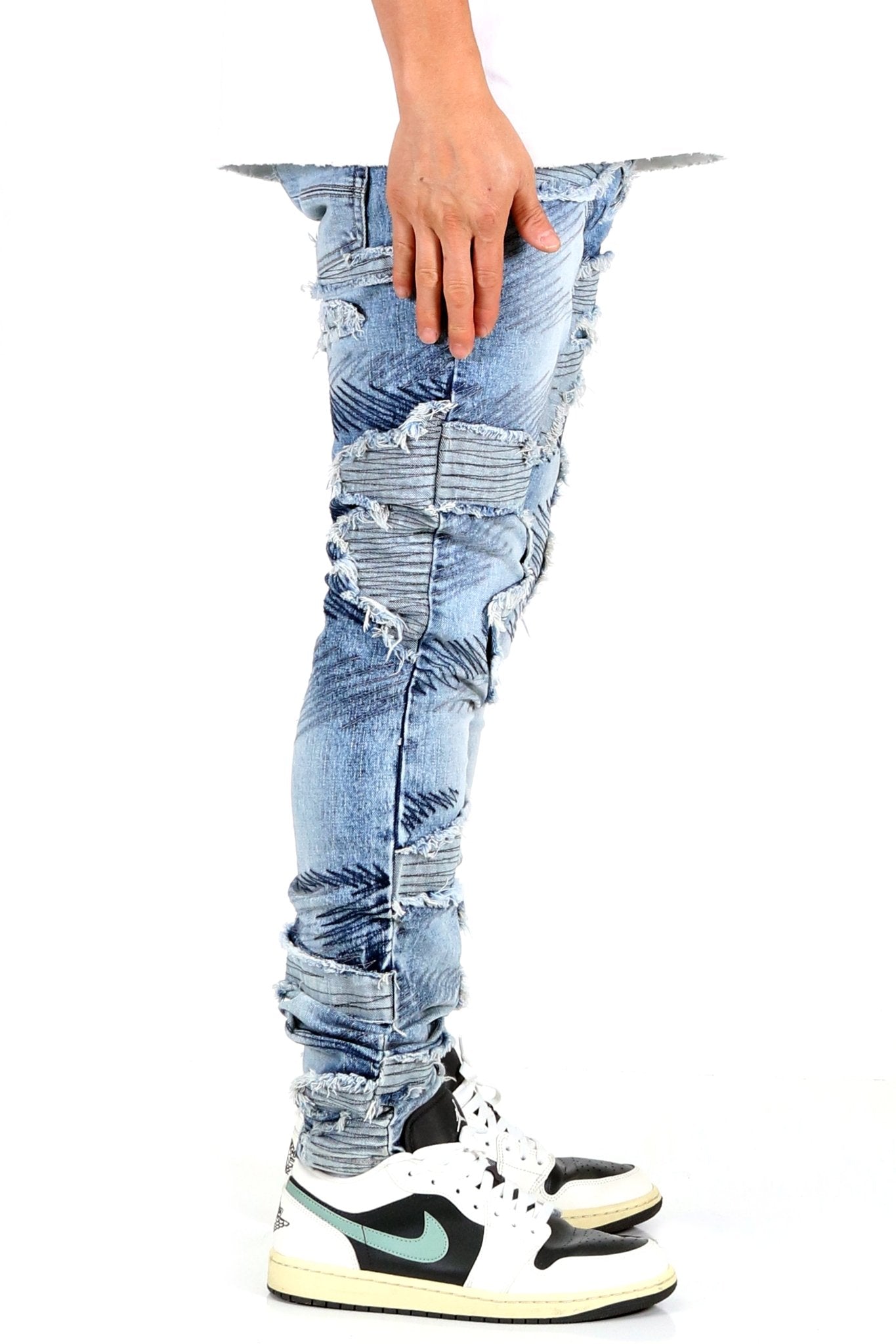 SPHERE Men's Premium Heavy Washed Skinny Denim Pants - Love to KleepMen's PantsKLEEPLove to Kleep