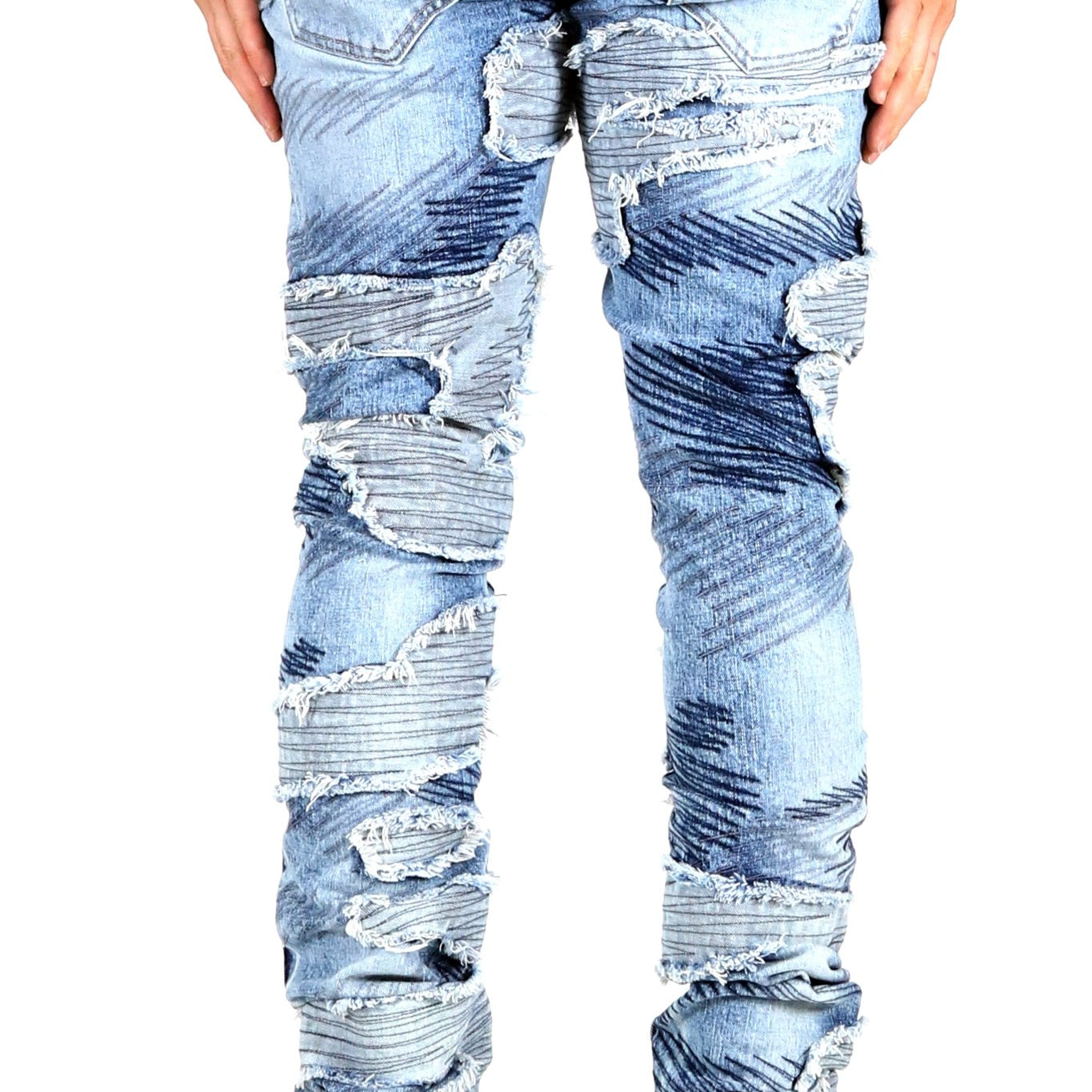 SPHERE Men's Premium Heavy Washed Skinny Denim Pants - Love to KleepMen's PantsKLEEPLove to Kleep