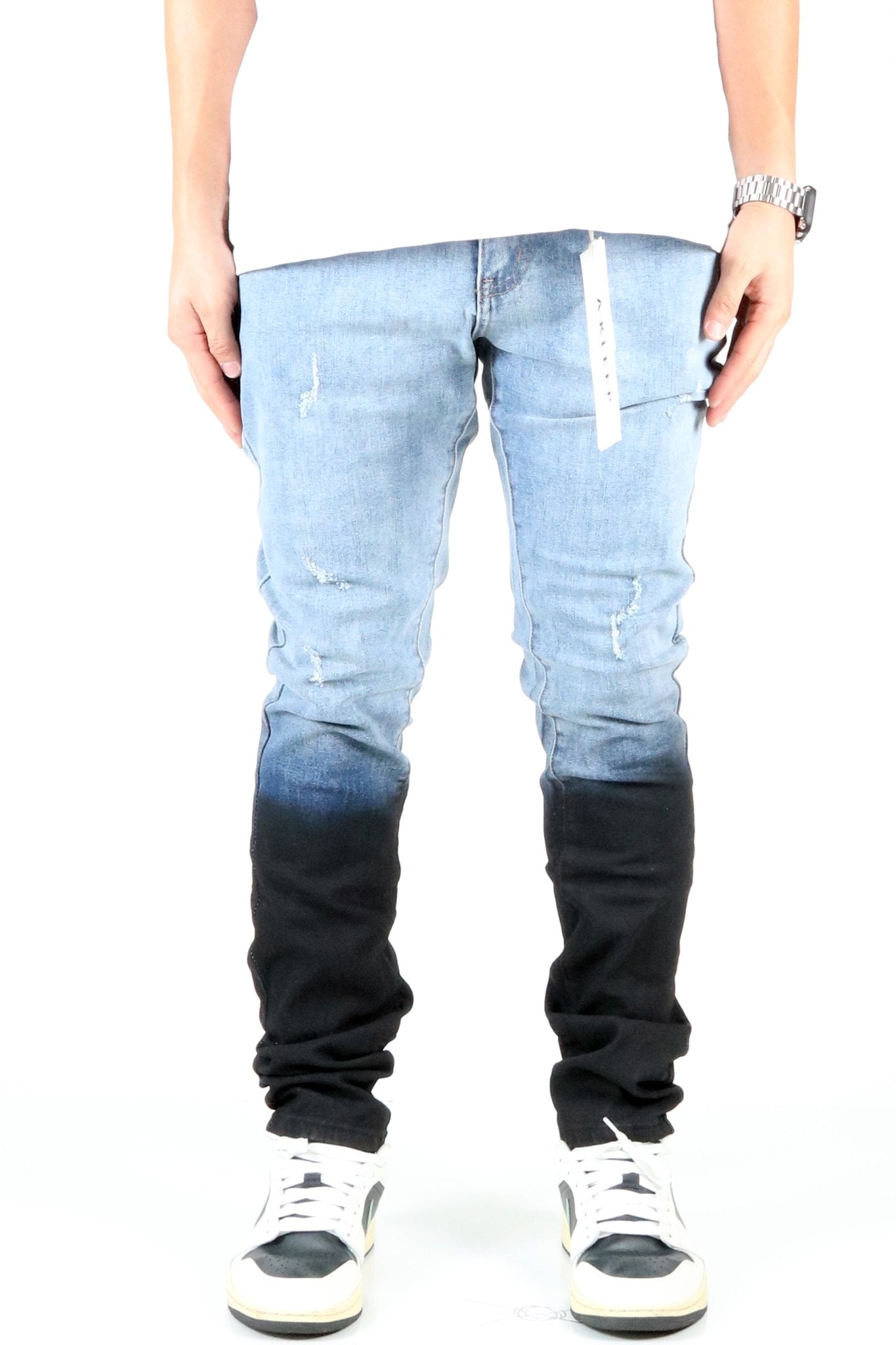 MIKE Men's Premium Heavy Washed Skinny Denim Pants - Love to KleepMen's PantsKLEEPLove to Kleep