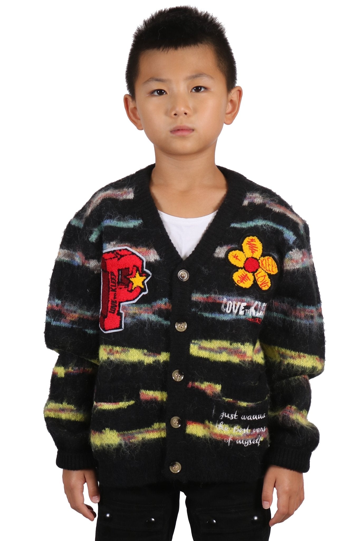 DEWEY Kid's sweater cardigan - Love to KleepShirts & TopsKLEEPLove to Kleep