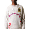 KELVE Heavy Gauge Ripped Knit Sweater with patches - Love to KleepMen's SweaterKLEEPLove to Kleep