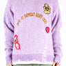 RODRI Heavy Gauge Ripped Knit Sweater with patches - Love to KleepMen's SweaterKLEEPLove to Kleep