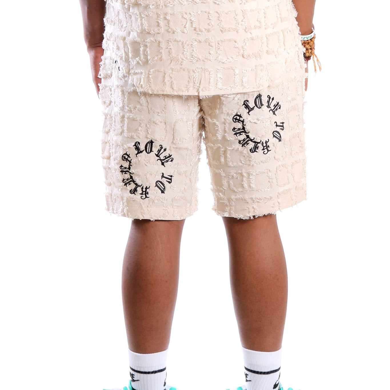 Earth Men's ripped & repaired short pants - Love to KleepMen's Short PantsKLEEPLove to Kleep