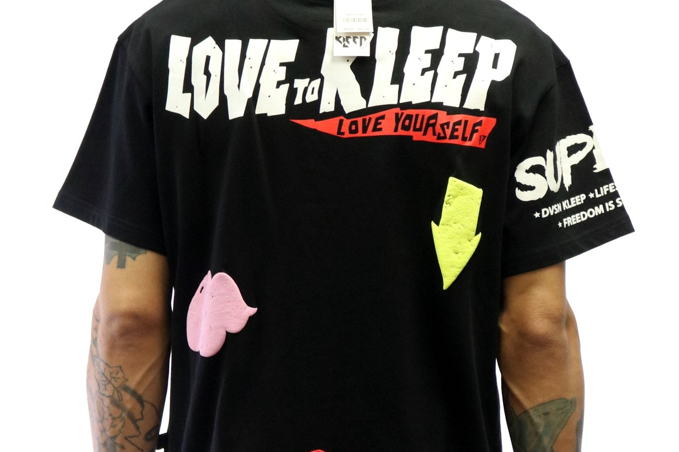 Hei Men's premium cotton short sleeve t shirt - Love to KleepMen's TeeKLEEPLove to Kleep