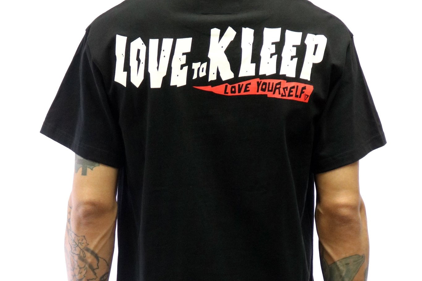 FAYET Men's IYKYK emb lettering black cotton short sleeve tee - Love to KleepMen's TeeKLEEPLove to Kleep