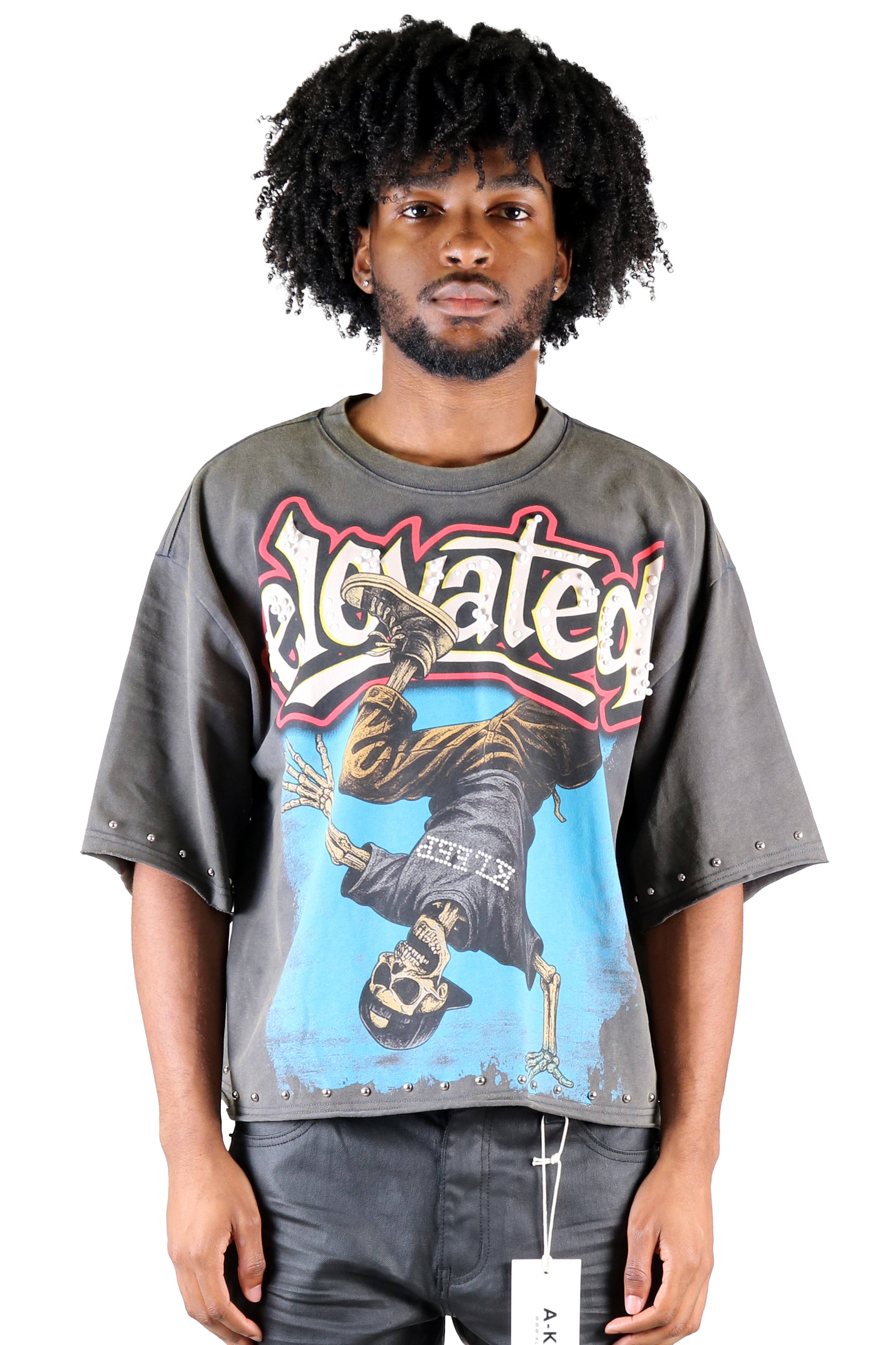 TWITCH S/N Jersey 3/4 Sleeve Crop Top Tee – Love to Kleep