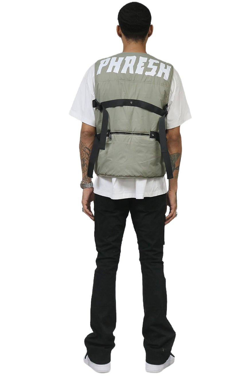 LAUREL Men's premium cire padded vest with functional tape and multi pocket - Love to KleepMen's JacketKLEEPLove to Kleep