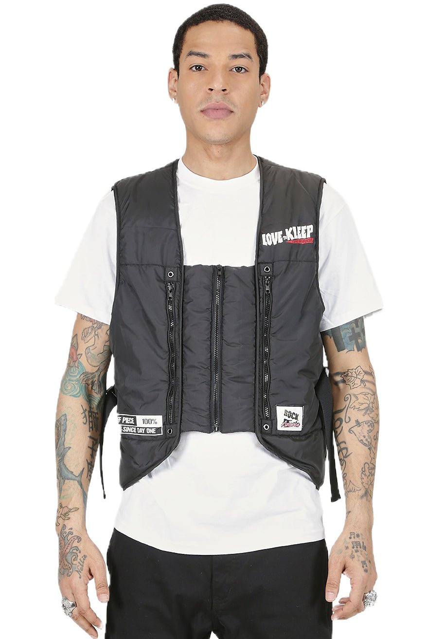 MILLER Men's premium cire padded vest with functional tape and multi pocket - Love to KleepMen's JacketKLEEPLove to Kleep