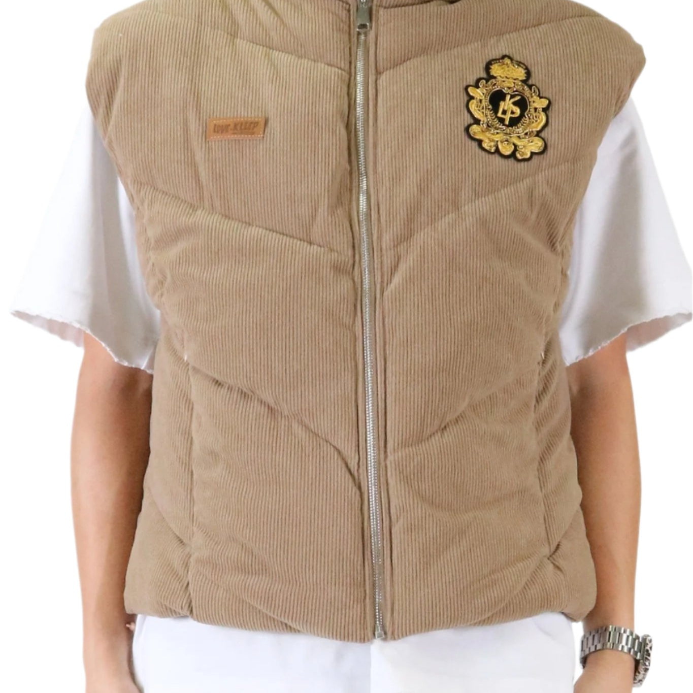 ECRU Corduroy Puff Vest - Love to KleepMen's JacketKLEEPLove to Kleep