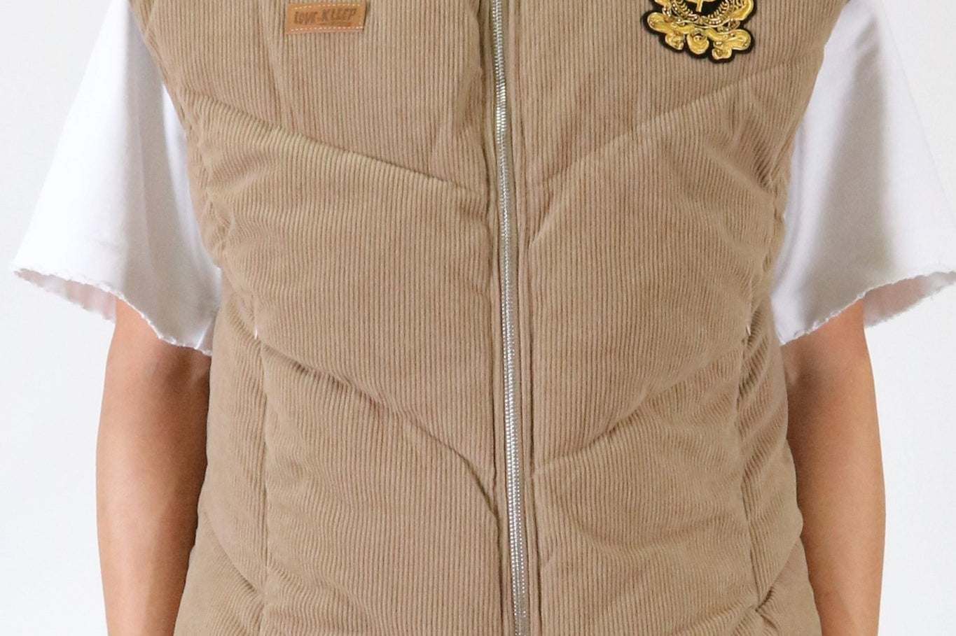 ECRU Corduroy Puff Vest - Love to KleepMen's JacketKLEEPLove to Kleep