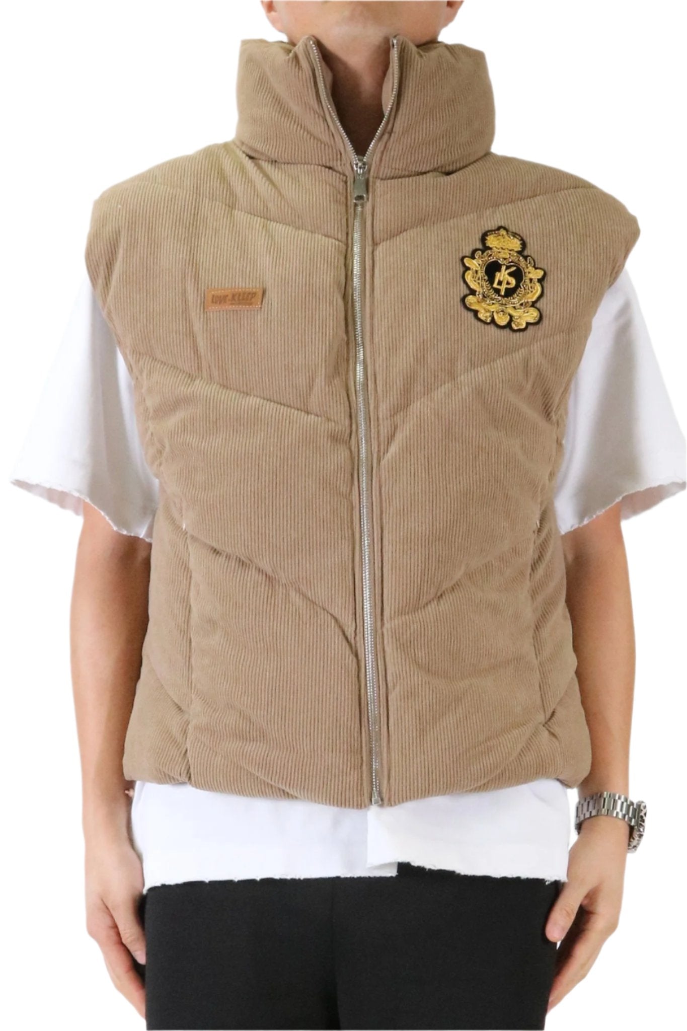 ECRU Corduroy Puff Vest - Love to KleepMen's JacketKLEEPLove to Kleep