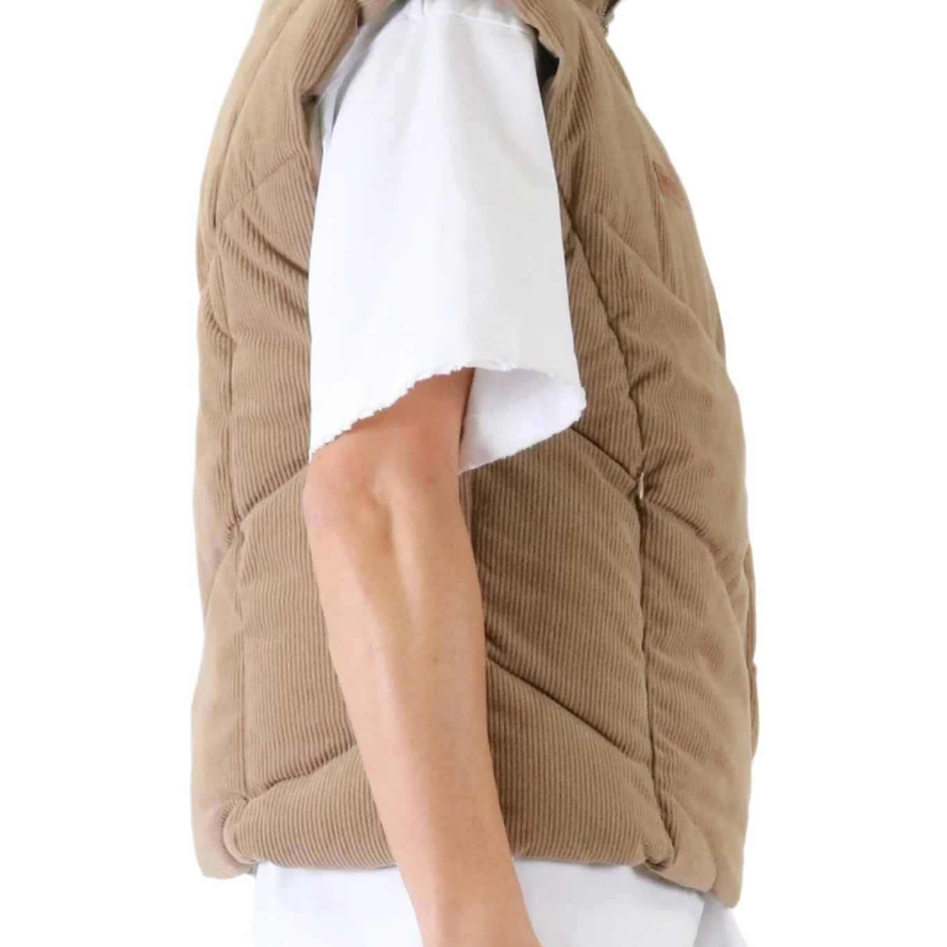 ECRU Corduroy Puff Vest - Love to KleepMen's JacketKLEEPLove to Kleep