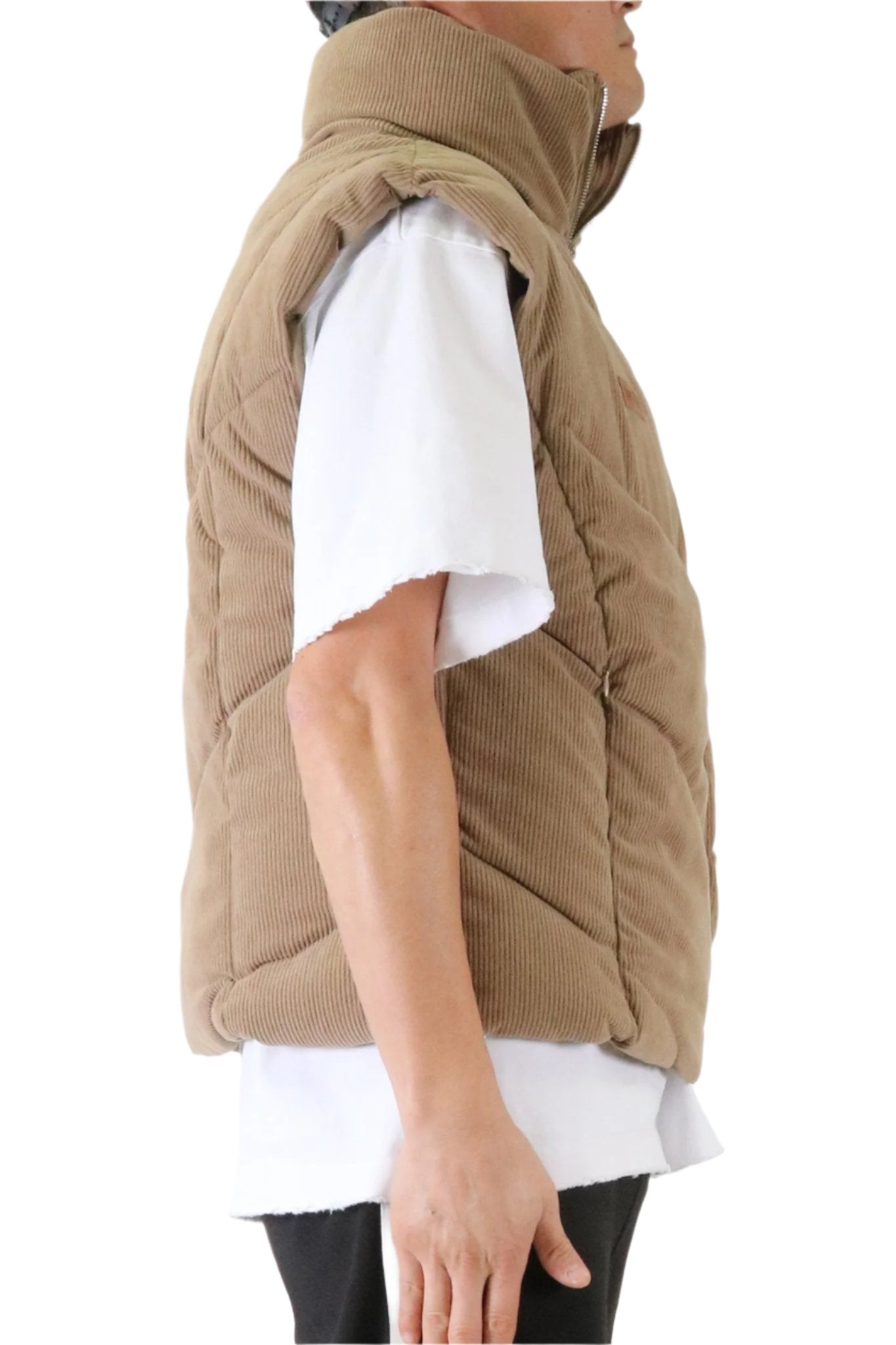 ECRU Corduroy Puff Vest - Love to KleepMen's JacketKLEEPLove to Kleep