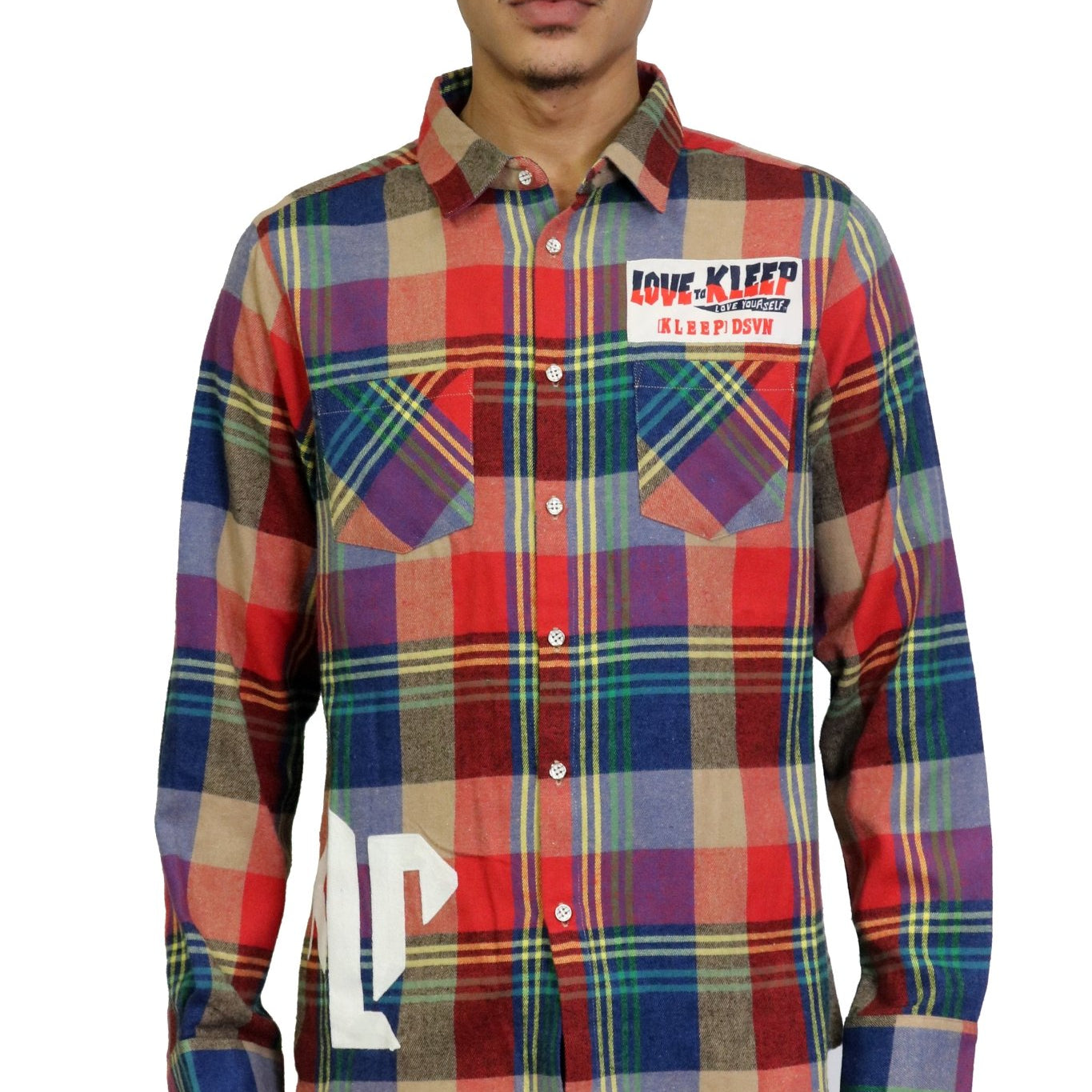 Cara Men's premium flannel button down shirt - Love to KleepMen's ShirtKLEEPLove to Kleep