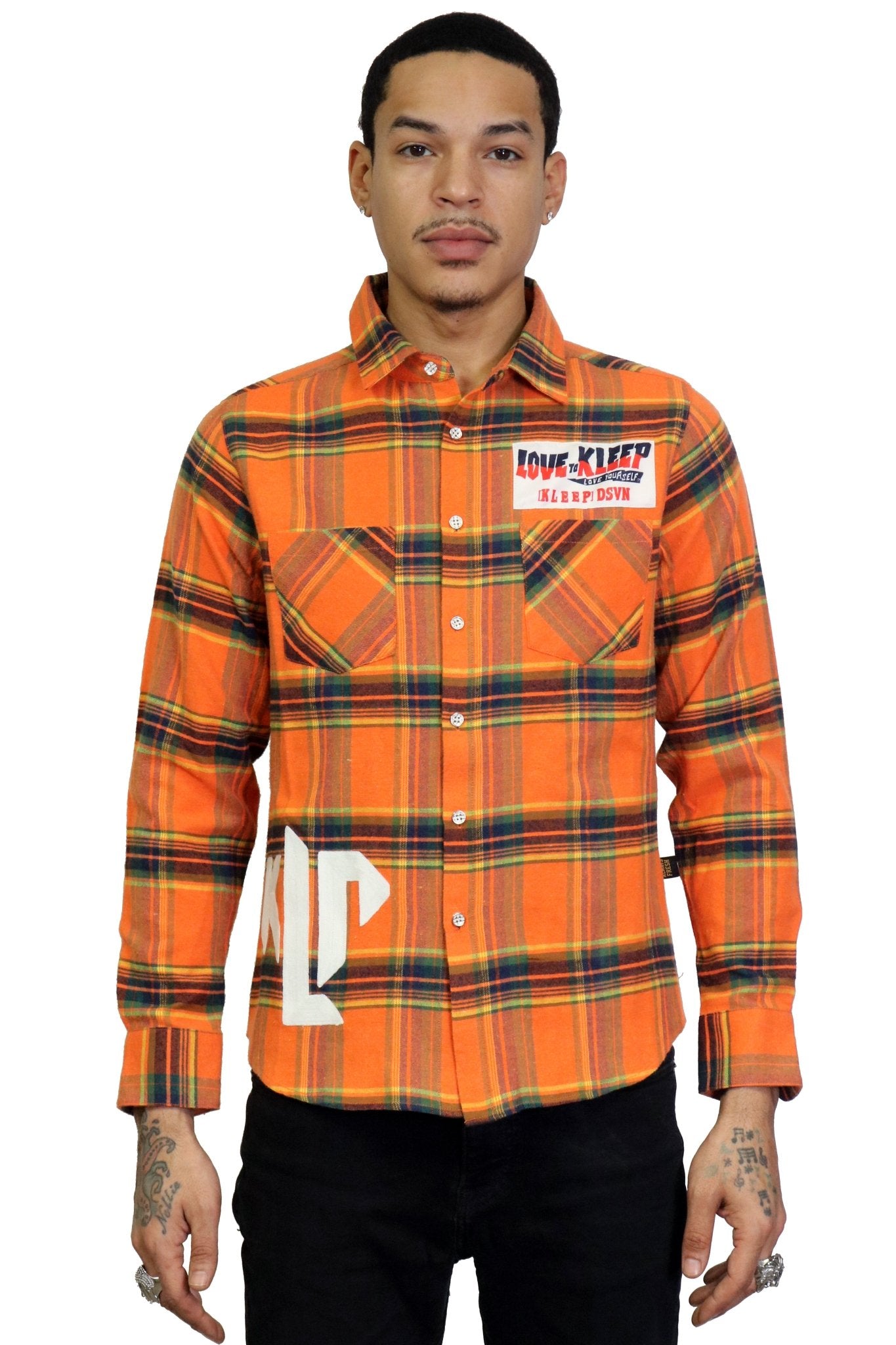 Sachet Men's premium flannel button down shirt - Love to KleepMen's ShirtKLEEPLove to Kleep