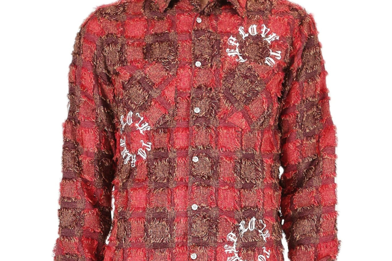 Peet Men's ripped & repaired button down shirt - Love to KleepMen's ShirtKLEEPLove to Kleep