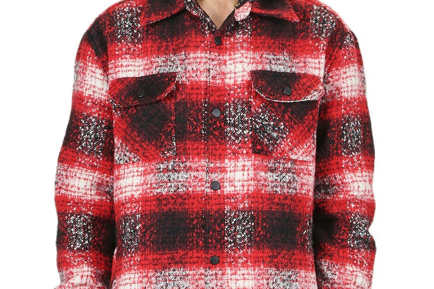 MACKAY Men's Oversize Heavy Flannel Outer Shirket with detachable Cire Hoodie - Love to KleepMen's Heavy Flannel Oversize Outer ShirtKLEEPLove to Kleep