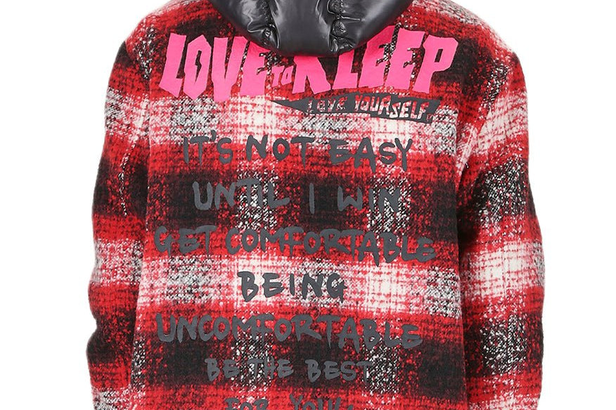 MACKAY Men's Oversize Heavy Flannel Outer Shirket with detachable Cire Hoodie - Love to KleepMen's Heavy Flannel Oversize Outer ShirtKLEEPLove to Kleep