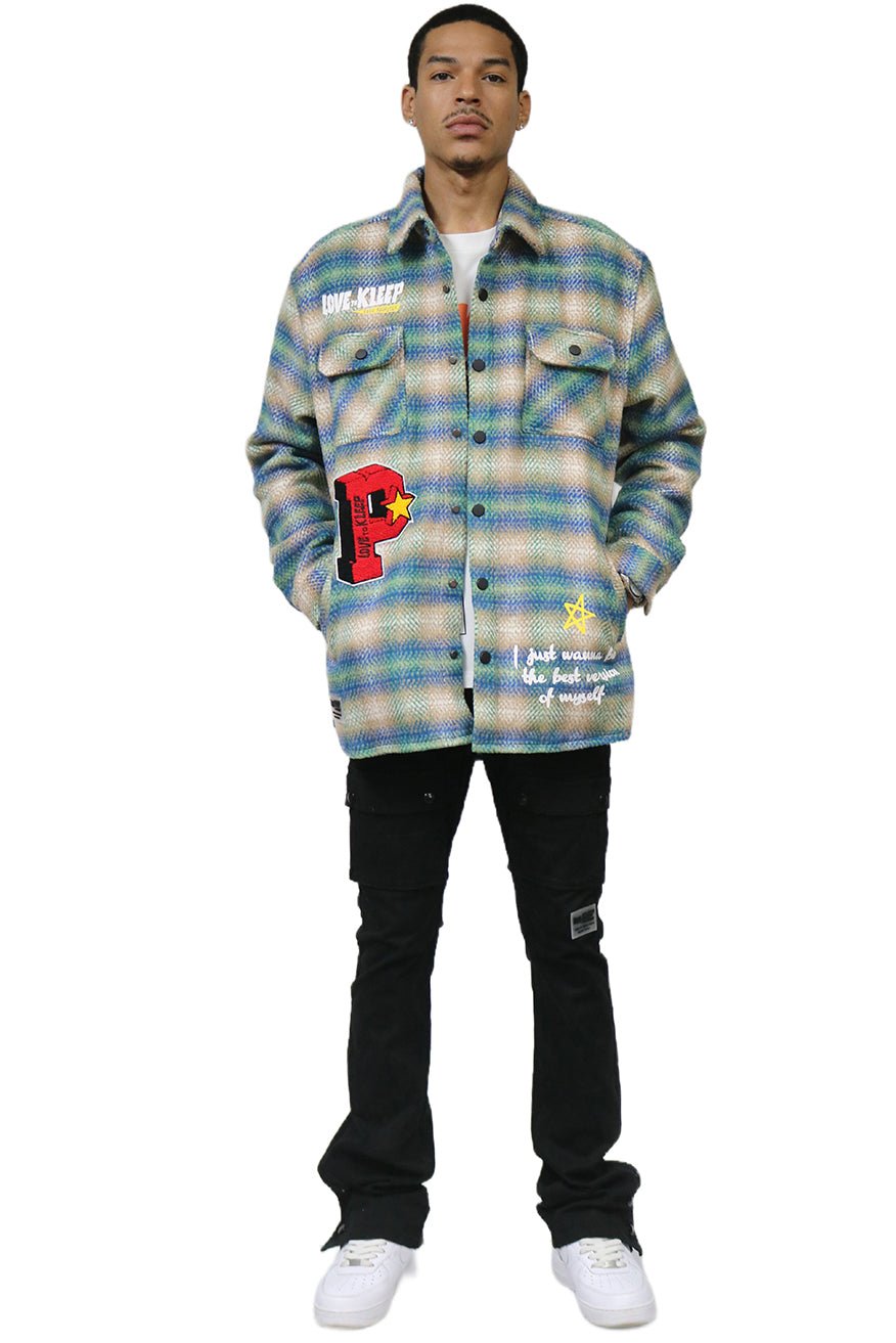 LAWN Men's Oversize Heavy Flannel Outer Shirket - Love to KleepMen's Heavy Flannel Oversize Outer ShirtKLEEPLove to Kleep