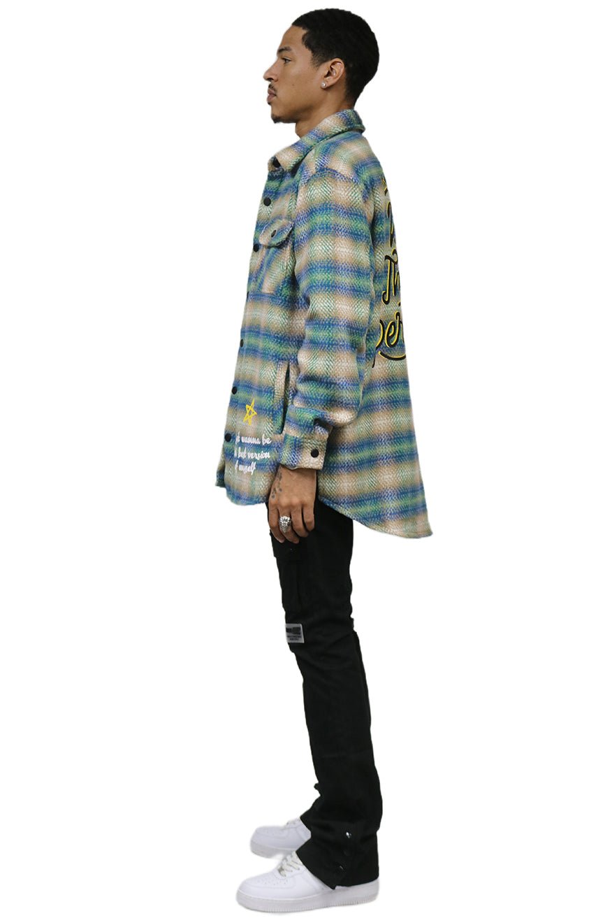 LAWN Men's Oversize Heavy Flannel Outer Shirket – Love to Kleep