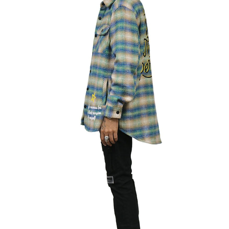 LAWN Men's Oversize Heavy Flannel Outer Shirket - Love to KleepMen's Heavy Flannel Oversize Outer ShirtKLEEPLove to Kleep