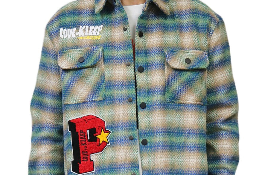 LAWN Men's Oversize Heavy Flannel Outer Shirket - Love to KleepMen's Heavy Flannel Oversize Outer ShirtKLEEPLove to Kleep